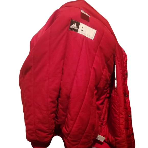 Adidas Button Up Lined Jacket Coat Size Large  Pittsburgh Pirates - Picture 12 of 12